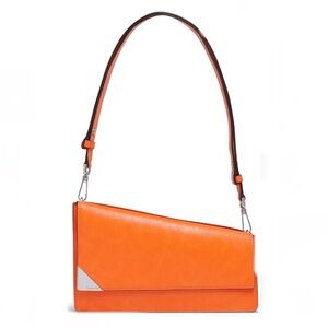 Calvin Klein Basalt Orange Convertible Asymmetric Bag NWT
